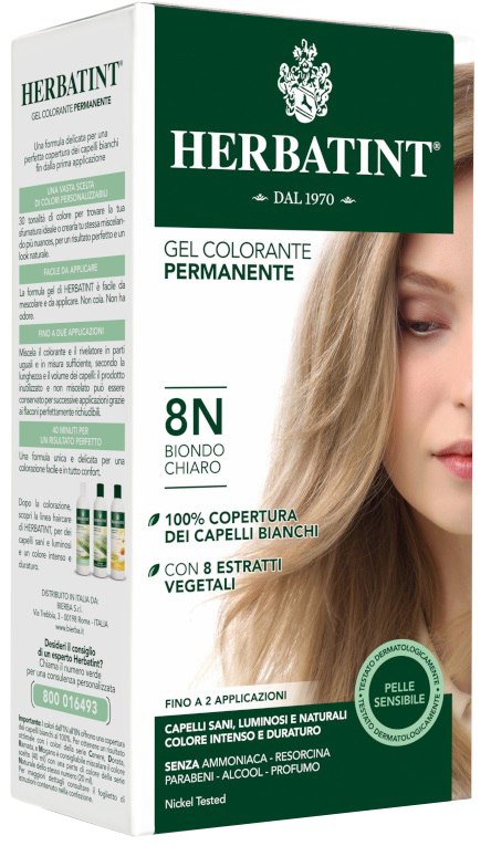 HERBATINT 8N BIONDO CHIARO 150 ML - farmascienza.it