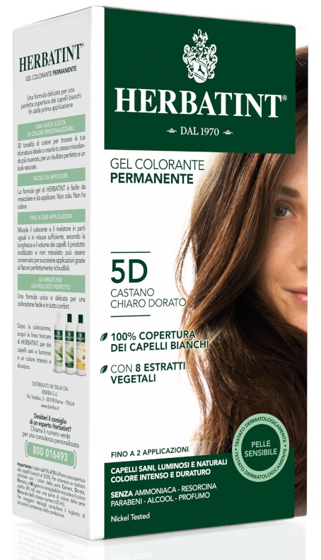 HERBATINT 5D CASTANO CHIARO DORATO 150 ML - farmascienza.it