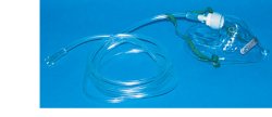 MASCHERA PER OSSIGENOTERAPIA MEDIA CONCENTRAZIONE CON 2 TUBI PROLUNGA 2 METRI - farmascienza.it