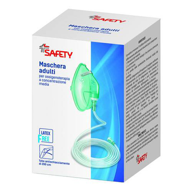 MASCHERA PER OSSIGENOTERAPIA CON TUBO 200CM - farmascienza.it