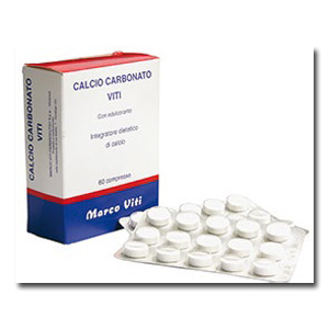 CALCIO CARBONATO VITI 60 COMPRESSE - farmascienza.it