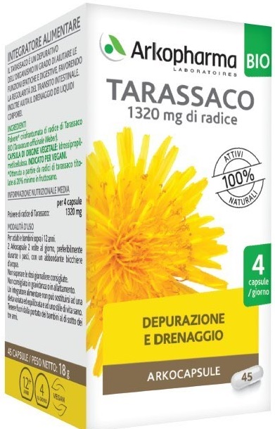 ARKO CAPSULE TARASSACO BIO 45 CAPSULE - farmascienza.it