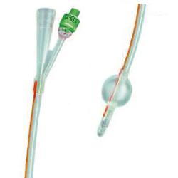 CATETERE FOLEY IN SILICONE TRASPARENTE A 2 VIE CON PALLONCINO 5-10ML DIAMETRO CH14 4,66MM LUNGHEZZA 40CM - farmascienza.it