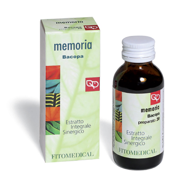 BACOPA MEMORIA ESTRATTO INTEGRALE SINERGICO 60 ML PREPARATO 20 - farmascienza.it