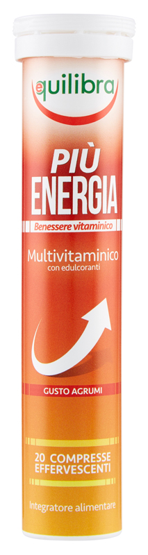 PIU' ENERGIA GUSTO AGRUMI 20 COMPRESSE EFFERVESCENTI - farmascienza.it