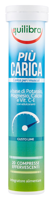 PIU' CARICA GUSTO LIME 20 COMPRESSE EFFERVESCENTI - farmascienza.it