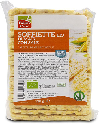 SOFFIETTE DI MAIS CON SALE BIO 130 G - farmascienza.it