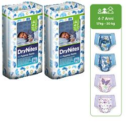 HUGGIES DRYNITES BOY PYJAMA PANTS 4/7 ANNI MEDIUM 17/30KG PACCO SINGOLO 10 PEZZI - farmascienza.it
