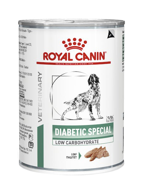 VETERINARY DIET WET DOG DIABETIC SPECIAL LOW CARBOHYDRATE 410 G - farmascienza.it