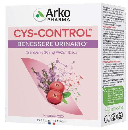 CYS CONTROL 60 CAPSULE CON ERICA - farmascienza.it