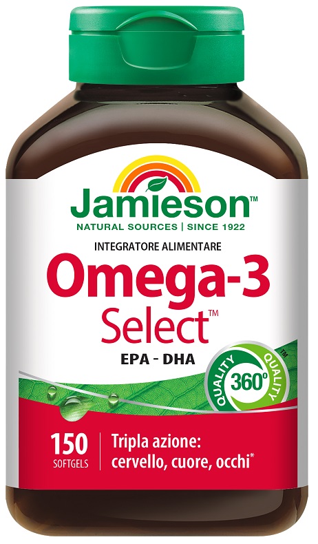OMEGA-3 SELECT JAMIESON 150 PERLE - farmascienza.it