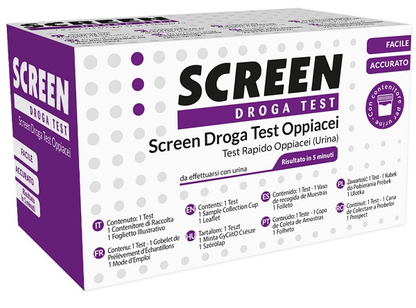 DROGA TEST CHE RILEVA UNA SOSTANZA OPPIACEI EROINA SCREEN DROGA TEST OPPIACEI - farmascienza.it