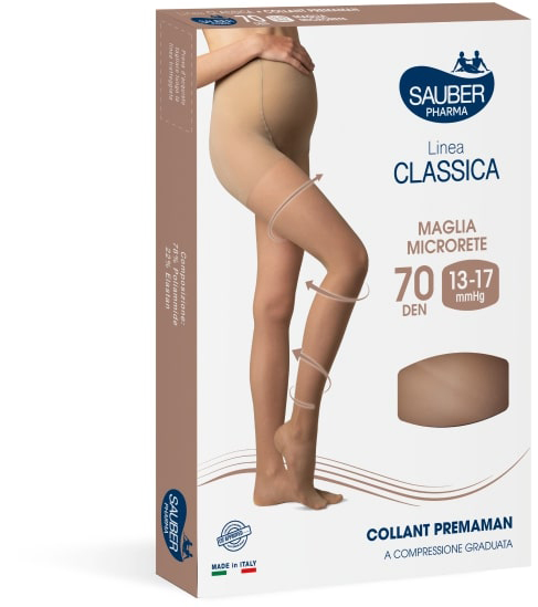 SAUBER COLLANT 70 DENARI PREMAMAN MAGLIA MICRORETE NEUTRO BEIGE 3 LINEA CLASSICA - farmascienza.it