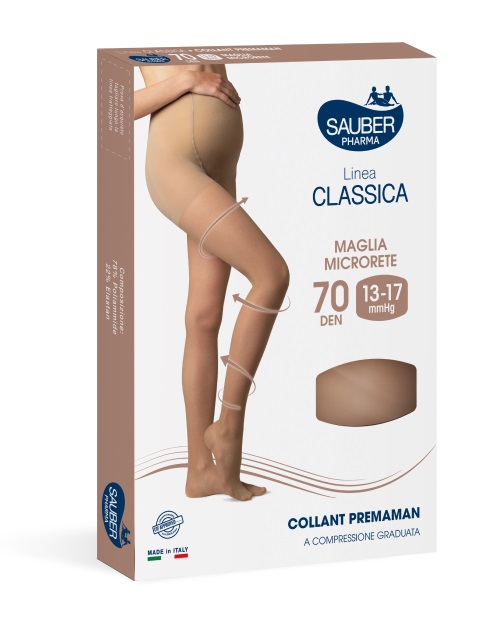 SAUBER COLLANT 70 DENARI PREMAMAN MAGLIA MICRORETE NEUTRO BEIGE 4 LINEA CLASSICA - farmascienza.it