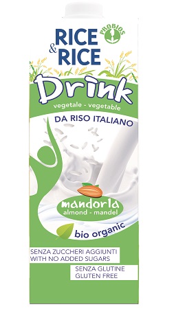 RICE&RICE BEVANDA DI RISO ALLE MANDORLE 1 LITRO - farmascienza.it