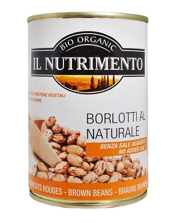 IL NUTRIMENTO FAGIOLI BORLOTTI AL NATURALE SENZA SALE AGGIUNTO 400 G - farmascienza.it