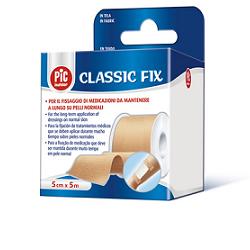 CEROTTO IN ROCCHETTO PIC CLASSIC FIX TELA 1,25CMX500 CM CON  FUSTELLA - farmascienza.it