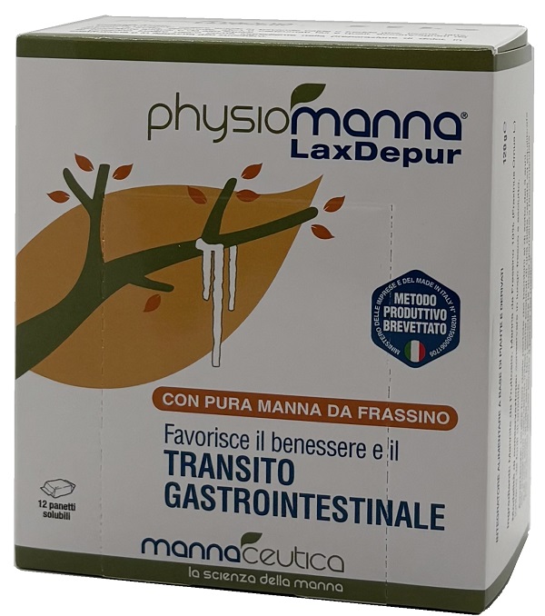 PHYSIOMANNA LAXDEPUR MANNITE DUFOUR 12 PANETTI SOLUBILI DA 10 G - farmascienza.it