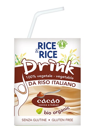 RICE&RICE BEVANDA DI RISO CON CACAO CON CANNUCCIA 200 ML - farmascienza.it
