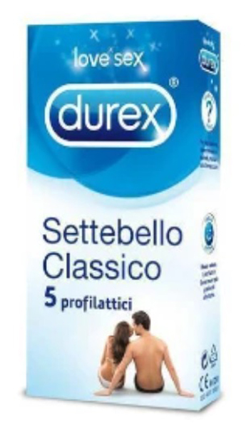 PROFILATTICO DUREX SETTEBELLO CLASSICO 5 PEZZI - farmascienza.it