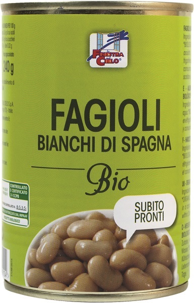 FAGIOLI BIANCHI DI SPAGNA PRONTI BIO 400 G - farmascienza.it