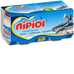 NIPIOL OMOGENEIZZATO SALMONE NASELLO VERDURE 2 PEZZI 80 G - farmascienza.it