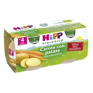 HIPP BIO HIPP BIO OMOGENEIZZATO CAROTE CON PATATE 2X80 G - farmascienza.it