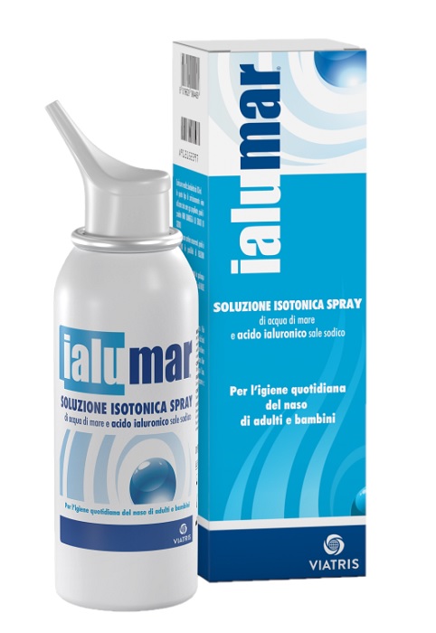 SOLUZIONE ISOTONICA SPRAY DI ACQUA DI MARE ACIDO IALURONICO SALE SODICO PER IGIENE NASO ADULTI E BAMBINI 100ML - farmascienza.it