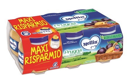MELLIN OMOGENEIZZATO PRUGNA MELA 100 G 6 PEZZI - farmascienza.it