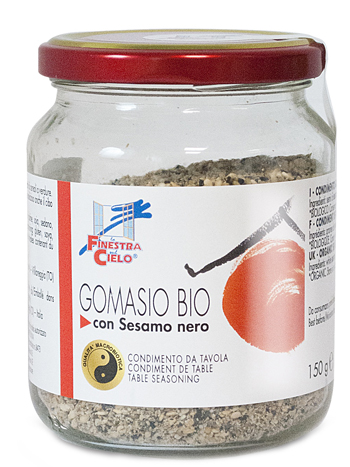 GOMASIO CON SESAMO NERO BIO 150 G - farmascienza.it