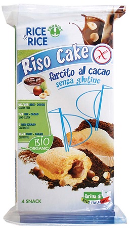 RICE&RICE RISO CAKE AL CACAO 4 X 45 G - farmascienza.it