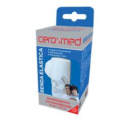BENDA ELASTICA CEROXMED 10X450 CM CON GANCIO 1 PEZZO - farmascienza.it