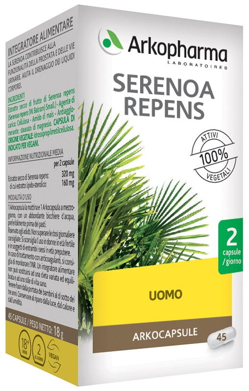 SERENOA REPENS 45 VEGI CAPSULE - farmascienza.it