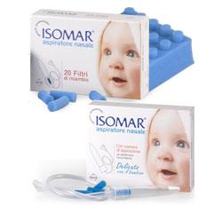 FILTRO RICAMBIO ASPIRATORE NASALE ISOMAR 20 PEZZI - farmascienza.it