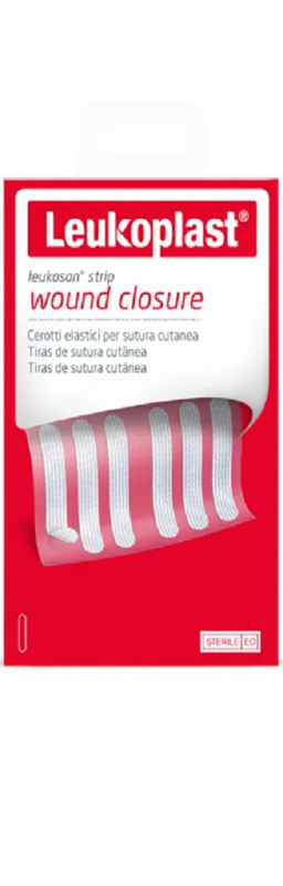 CEROTTO PER SUTURA LEUKOSAN STRIP 6X38MM 2 BUSTE X 6 CEROTTI - farmascienza.it