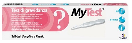 TEST DI GRAVIDANZA RAPIDO HCG MYTEST 1 PEZZO - farmascienza.it