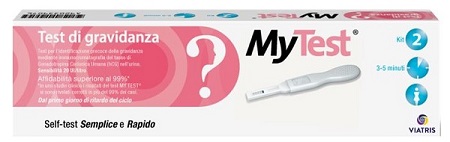 TEST DI GRAVIDANZA RAPIDO HCG MYTEST 2 PEZZI - farmascienza.it