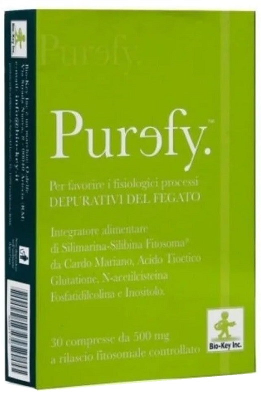 BIO-KEY PUREFY INTEGRATORE ALIMENTARE 30 CAPSULE 440 MG - farmascienza.it