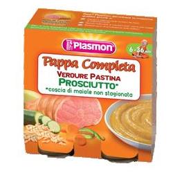 PLASMON OMOGENEIZZATO PAPPE PROSCIUTTO VERDURA PASTINA 190 G X 2 PEZZI - farmascienza.it