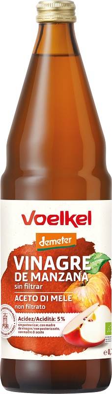 VOELKEL ACETO MELE NON FILTRATO 750 G - farmascienza.it
