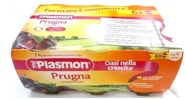 PLASMON OMOGENEIZZATO PRUGNA 6 X 104 G - farmascienza.it