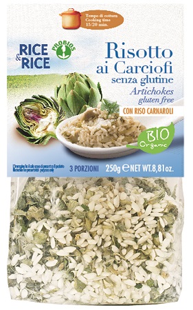 RICE&RICE RISOTTO AI CARCIOFI CON MISO 250 G - farmascienza.it