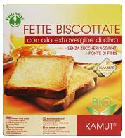 FETTE BISCOTTATE KAMUT SENZA ZUCCHERO 270 G - farmascienza.it