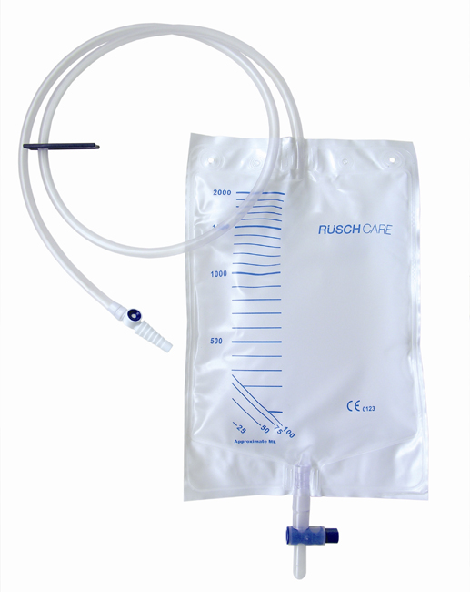 SACCA DI DRENAGGIO LETTO PER INCONTINENZA 2000ML IN PVC CON VALVOLA DI NON RITORNO E SCARICO STERILE CON TUBO DI RACCORDO 120CM 1 PEZZO RIUTILIZZABILE - farmascienza.it