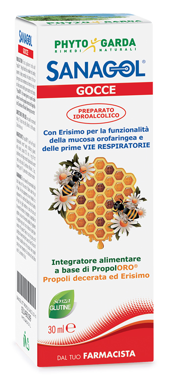 SANAGOL GOCCE PROPOLI ESTRATTO IDROALCOLICO 30 ML - farmascienza.it