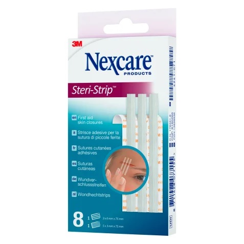 CEROTTO PER SUTURA NEXCARE STERISTRIP 6X75 MM + 3X75 MM - farmascienza.it