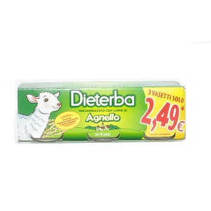 DIETERBA OMOGENEIZZATO AGNELLO 3 PEZZI 80 G - farmascienza.it