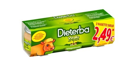 DIETERBA OMOGENEIZZATO VITELLO 3 PEZZI 80 G - farmascienza.it