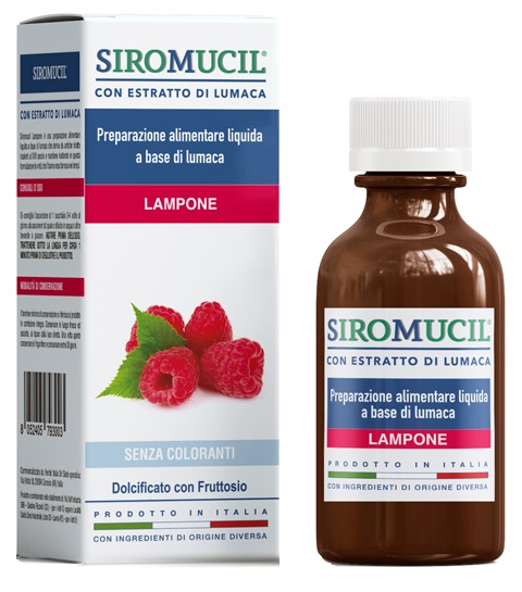 SIROMUCIL PREPARATO ALIMENTARE CON ESTRATTO DI LUMACA AL LAMPONE 150 ML - farmascienza.it