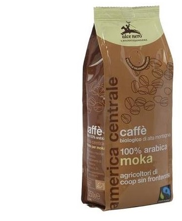 CAFFE' MOKA 100% ARABICA BIO FAIRTRADE 250 G - farmascienza.it